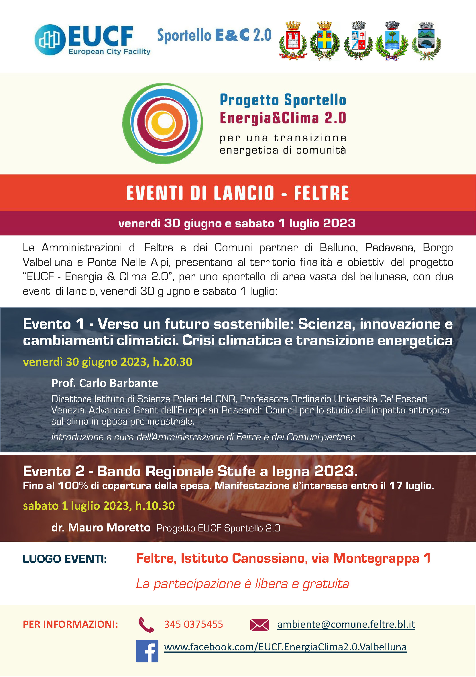 Eventi di lancio - Feltre